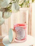 Pink Blush Cloud Marble Candle 💗☁️⚡️💐